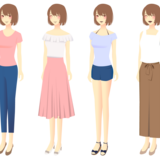 【153㎝以下】小さめ女子コーディネート5選｜似合うスカート丈の選び方！