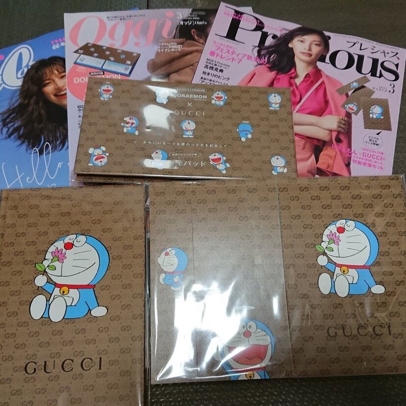 雑誌の付録も♡グッチ×ドラえもんコラボの値段や人気商品をご紹介！